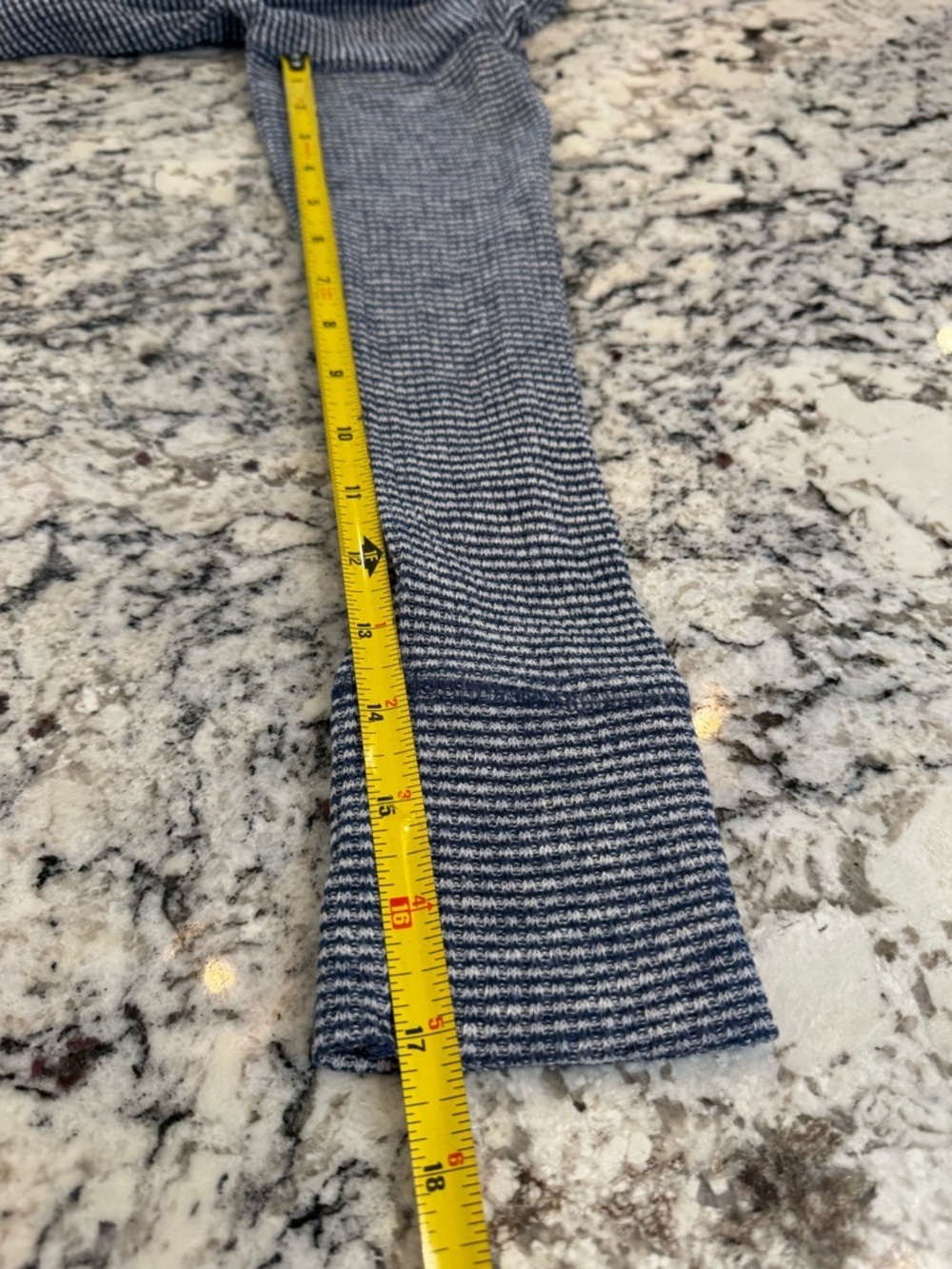 Abercrombie & Fitch Striped Tie Front Top Long Sleeve Cropped Size M - Picture 7 of 9
